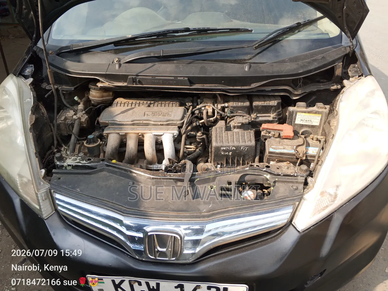 Honda Fit 2012 Black