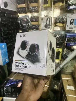Multifunctional Zj-08 Wireless Speaker - Bluetooth + Induction Stand