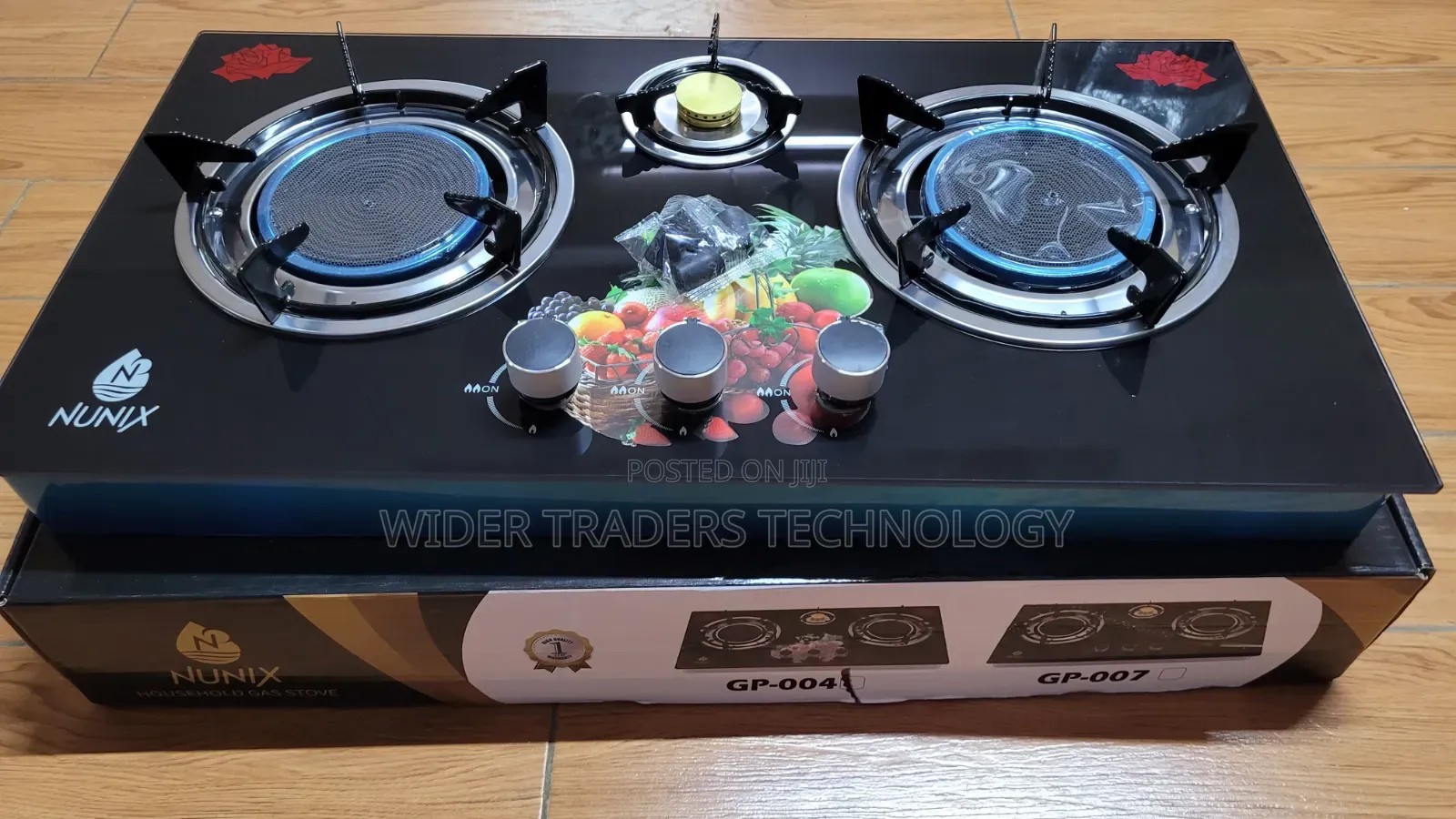 Nunix Gp-004 3-Burner Tabletop Gas Cooker