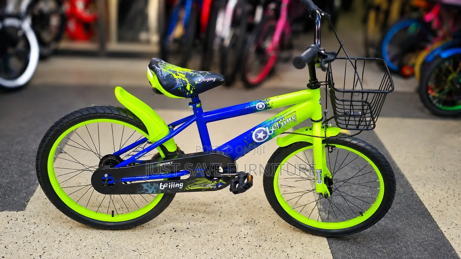 Beijing 20 Inch Kids Bicycle With Front Basket