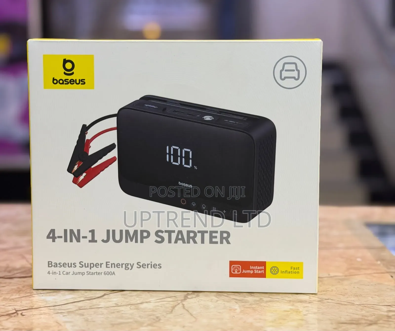 The Baseus 4-in-1 Jump Starter Delivery Available