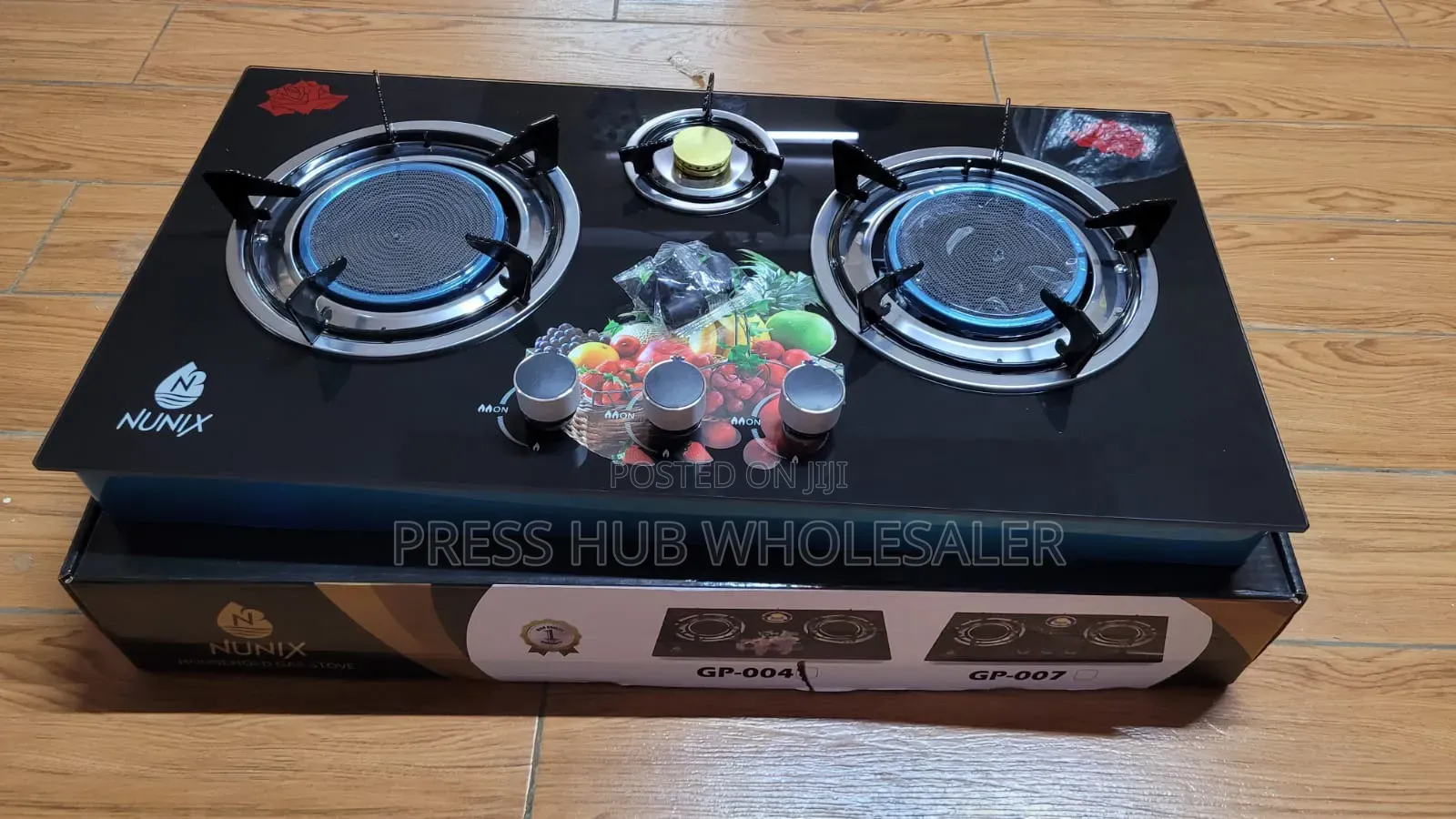 Nunix 3-Burner Infrared Gas Stove (Model Gp-004) – Brand New