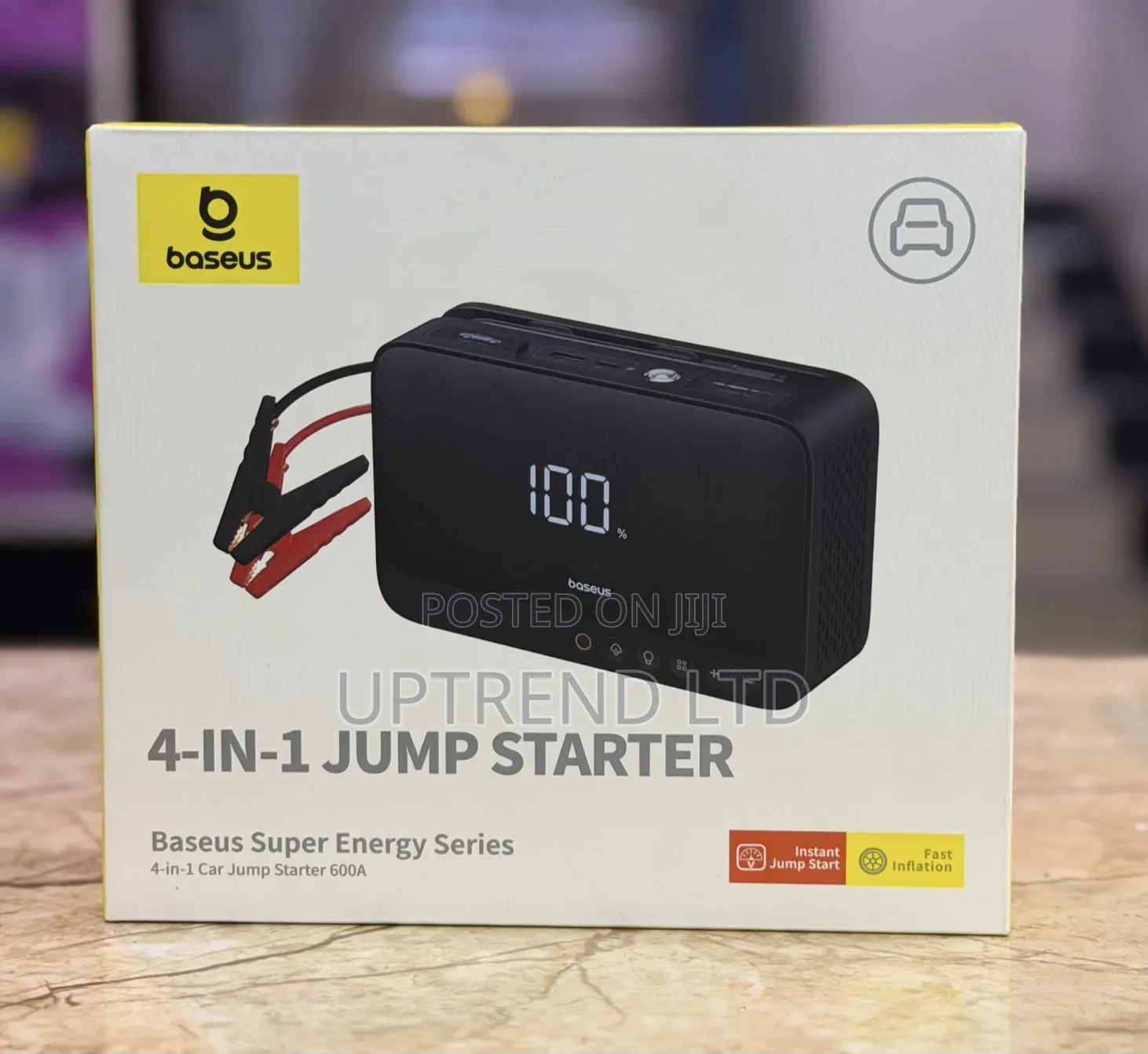 The Baseus 4-in-1 Jump Starter Delivery Available