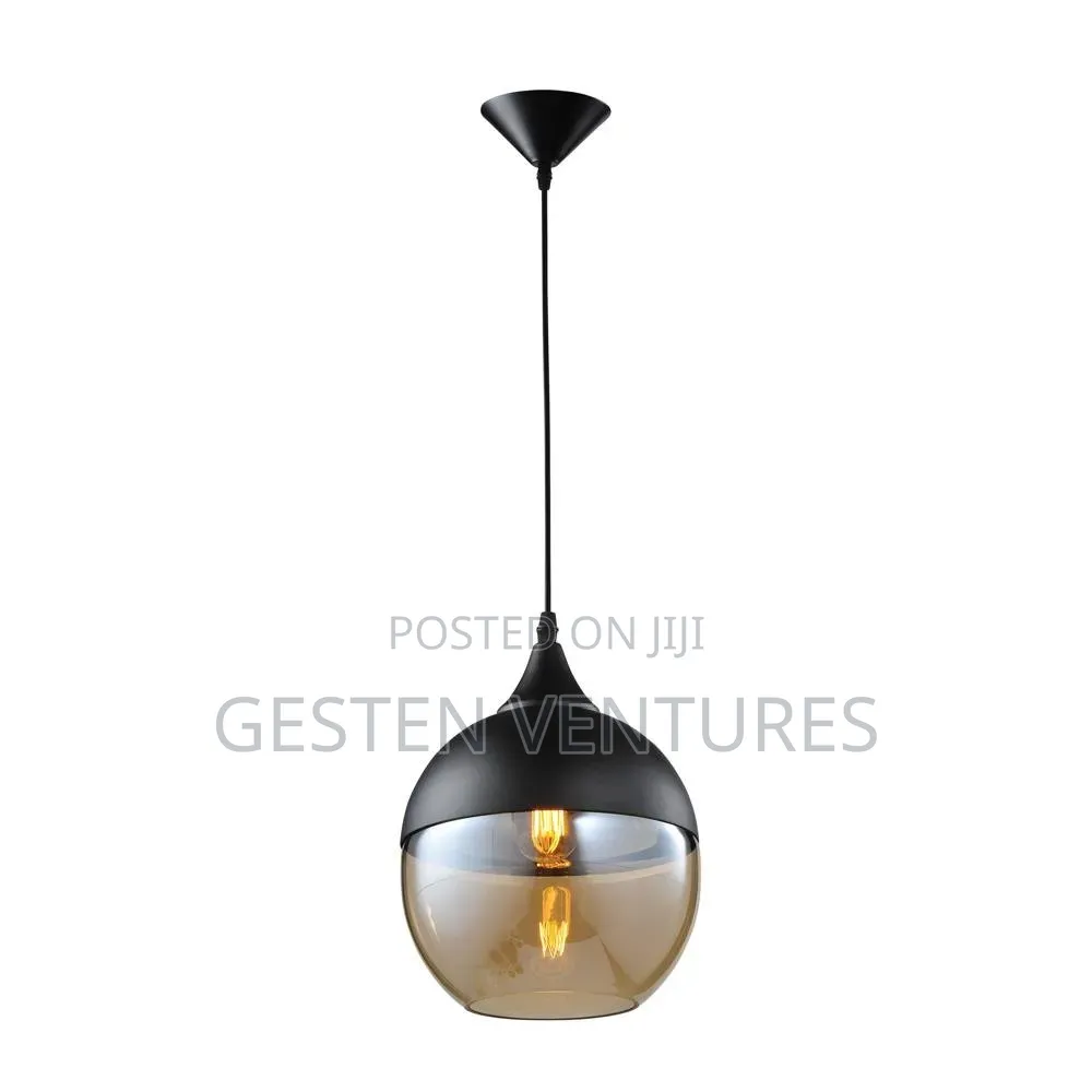 Black Finished Pendant With Black Shade