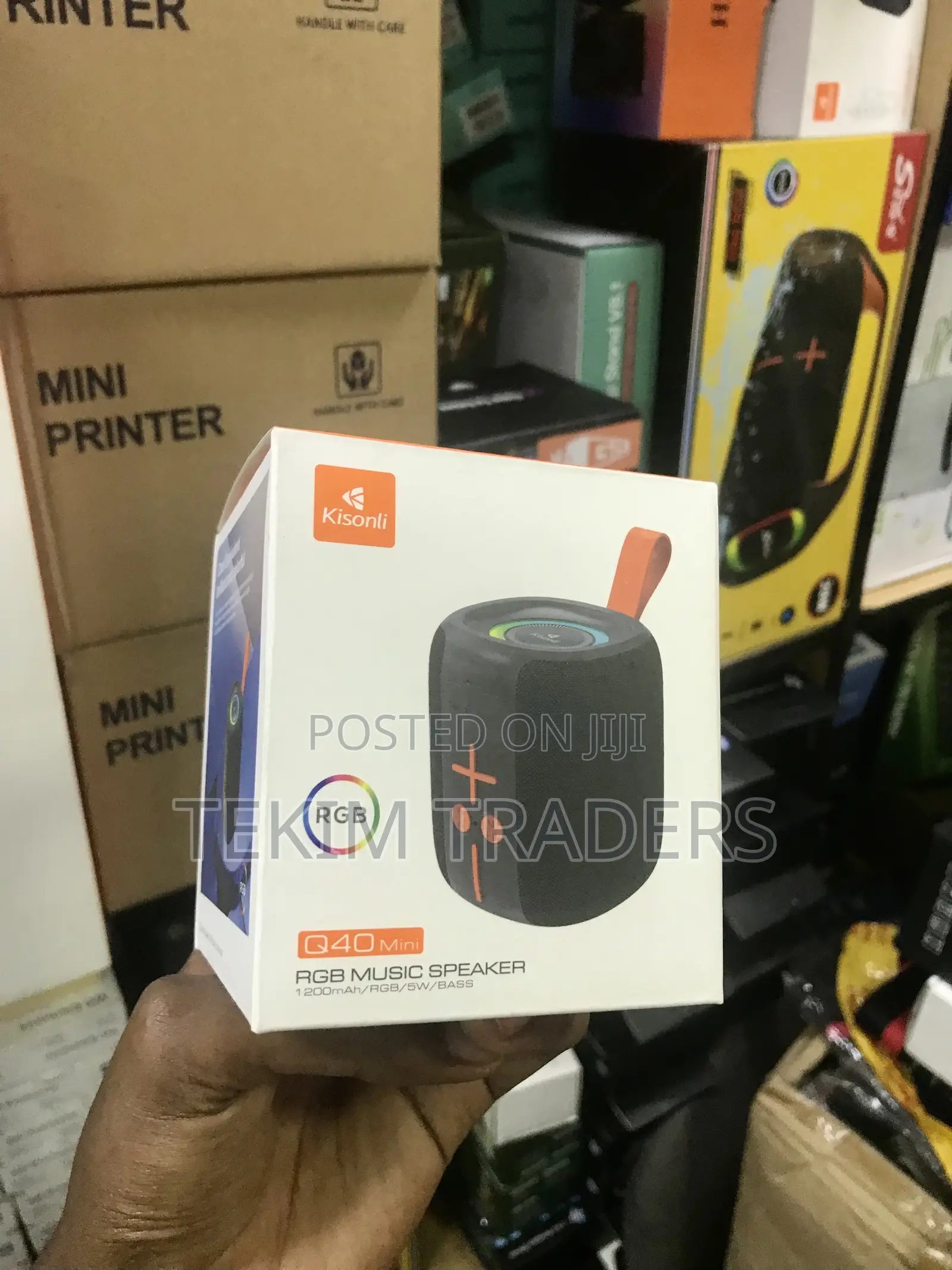 Kisonli Q40 RGB Mini Speaker 5w Bass