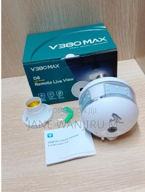 V380 Max D8 Bulb Camera Crystal Clear Night Vision - main view