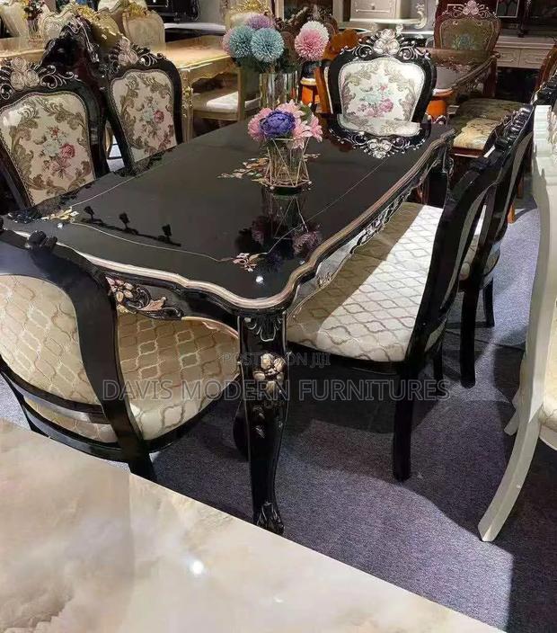 Luxury Baroque 6-Seaters Dinning Table Set - thumbnail 2