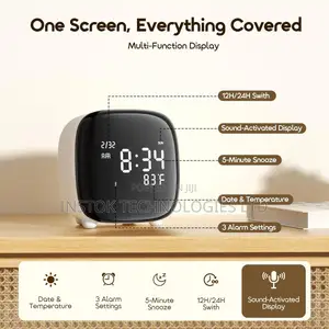 Oraimo Premium Alarm Clock Smart Touch Control