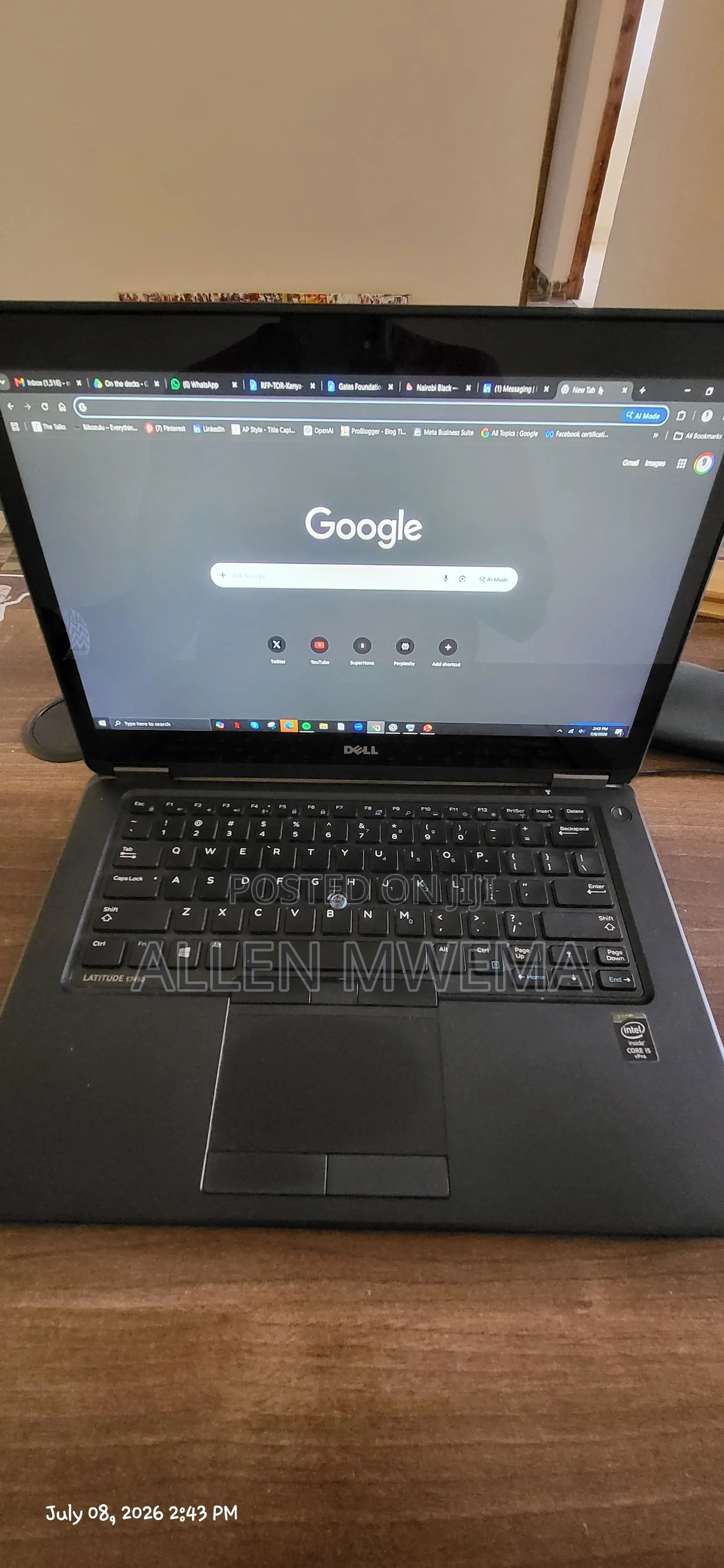 Laptop Dell Latitude E7450 16GB Intel Core i5 SSD 256GB