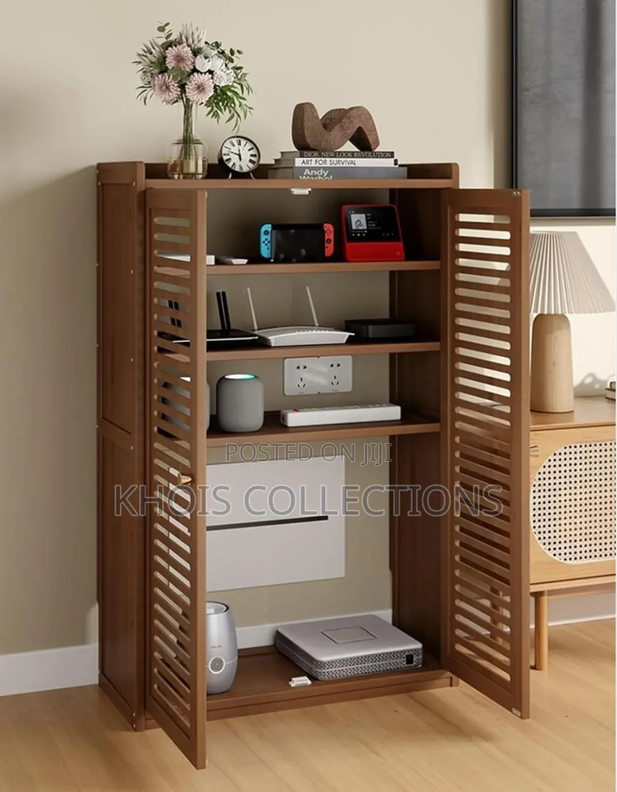 Modern 2-Door Storage Cabinet