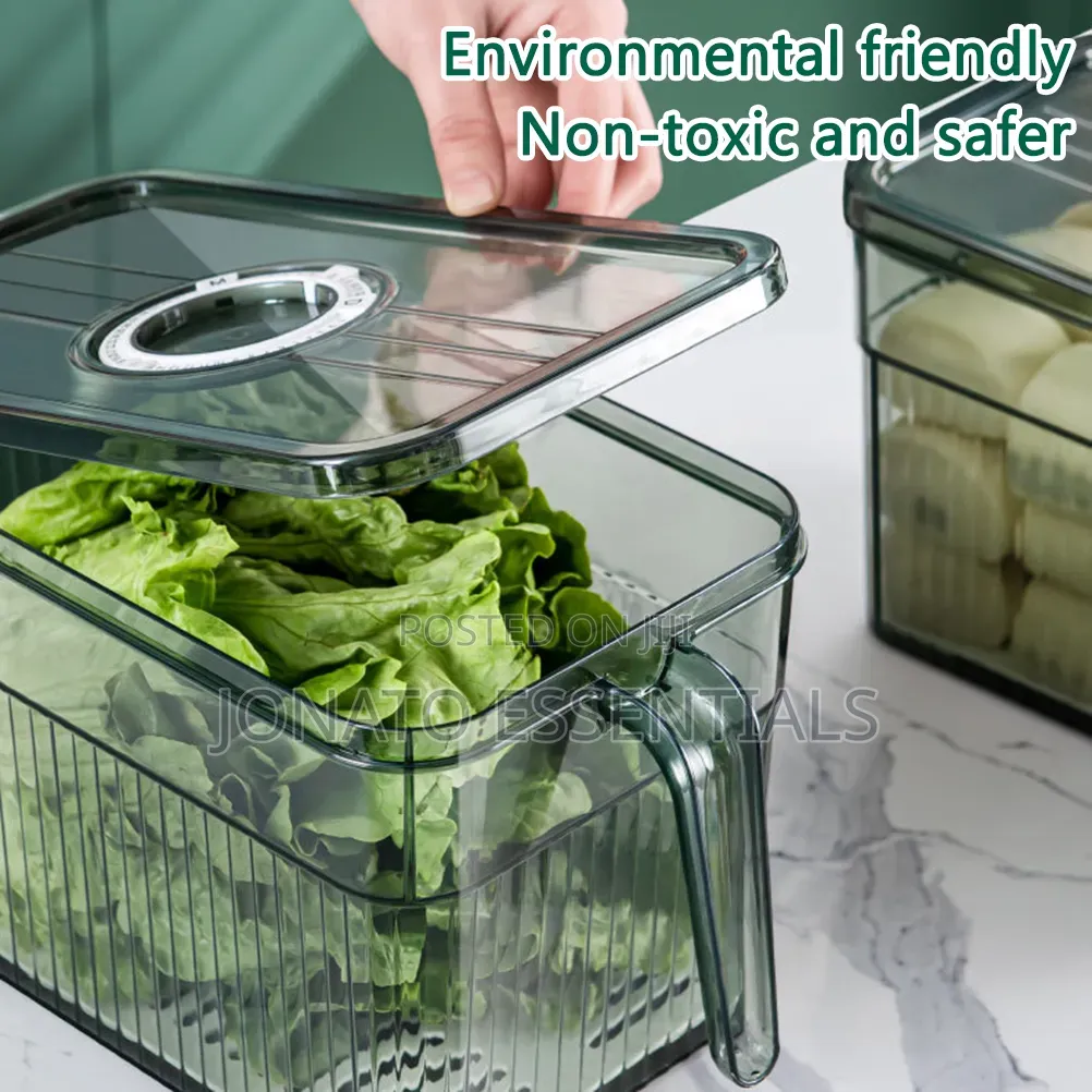 3l Fridge Organizer Storage Box - Fresh Vegetable Fruit Keeper