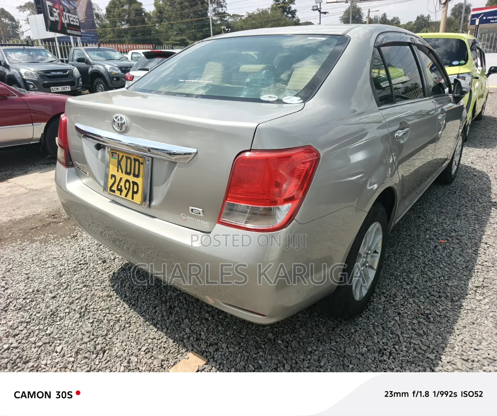 Toyota Axio 2014 Gold