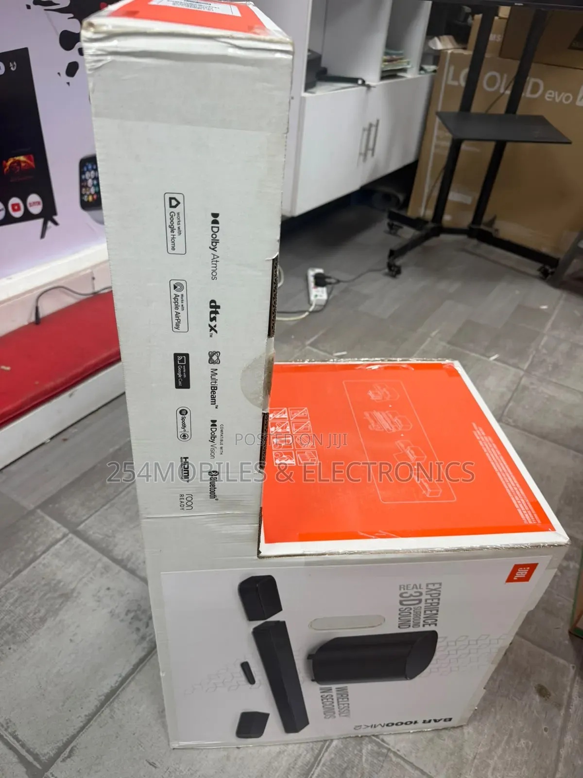 JBL Bar 1000mk2 960w Dolby Atmos Soundbar 7.1.4-Channe