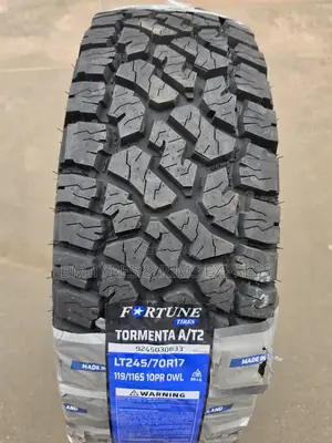 245 /70 R17 Fortune Tires(All Terrain) Thailand.