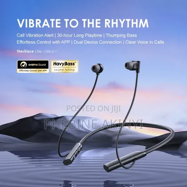 Oraimo Necklace Lite Call Vibration Wireless Headphones