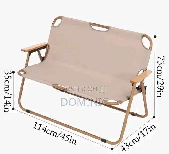 Outdoor Foldable Double Chair