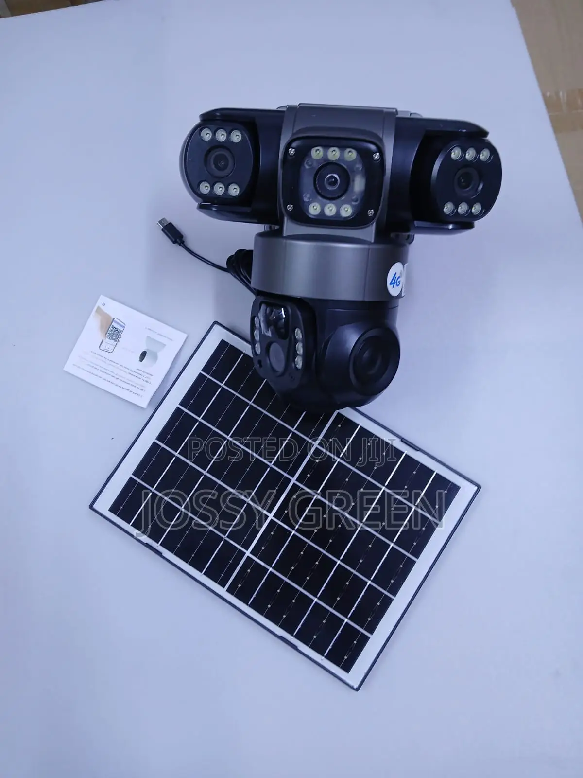3camera In1 Triple Lens Wireless Solar Camera