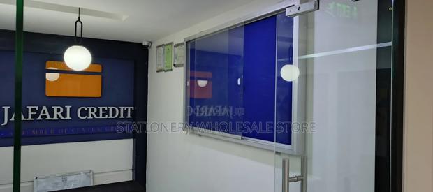 Lockable Noticeboard - Glass Sliding Notice Board - thumbnail 2