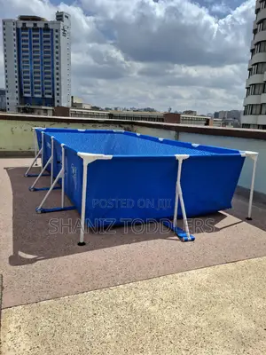 Portable Water Pool With Frame Kids and Family Swimming Pool
