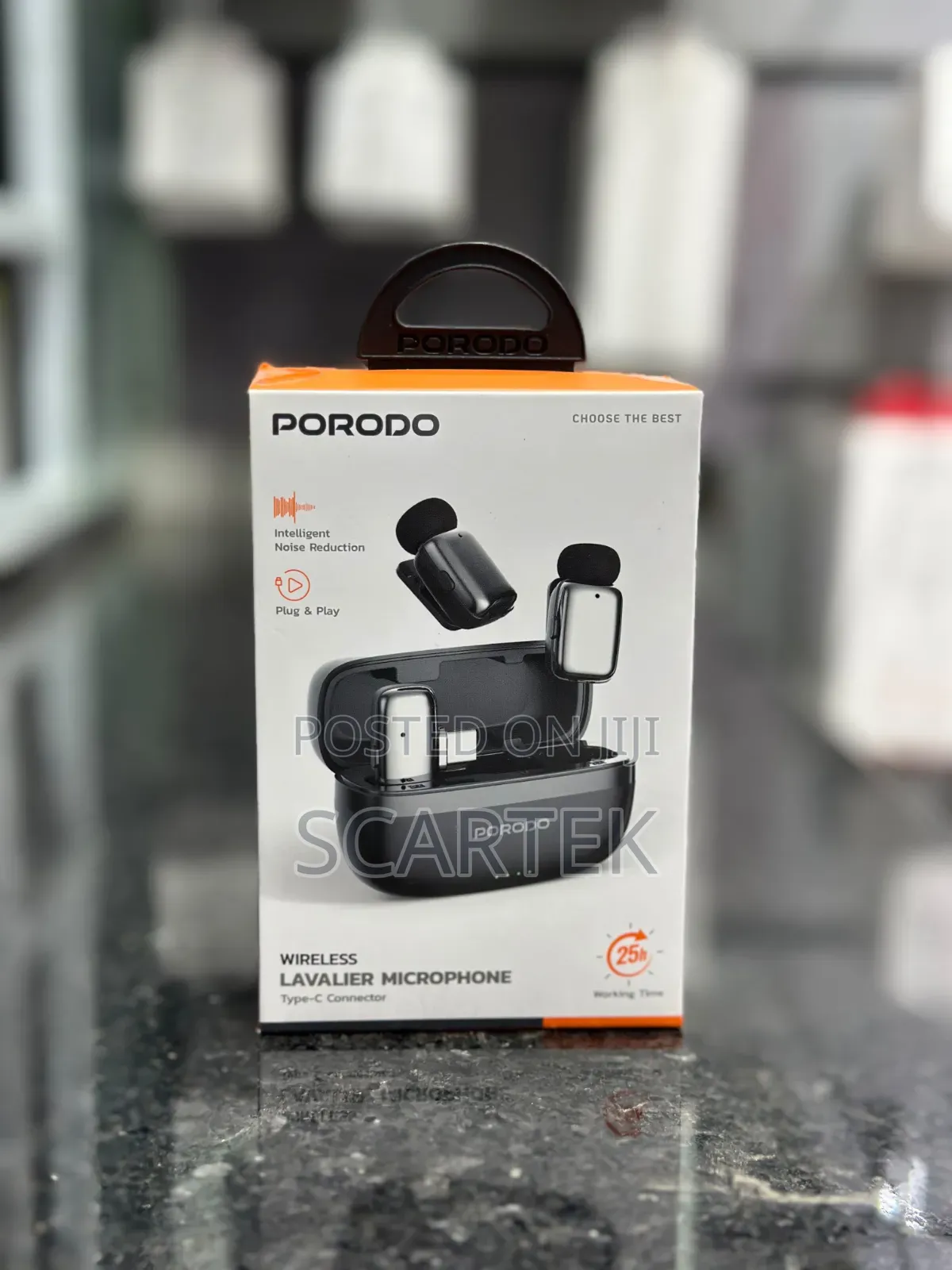 Porodo Wireless Lavalier Microphones With Type C Connector