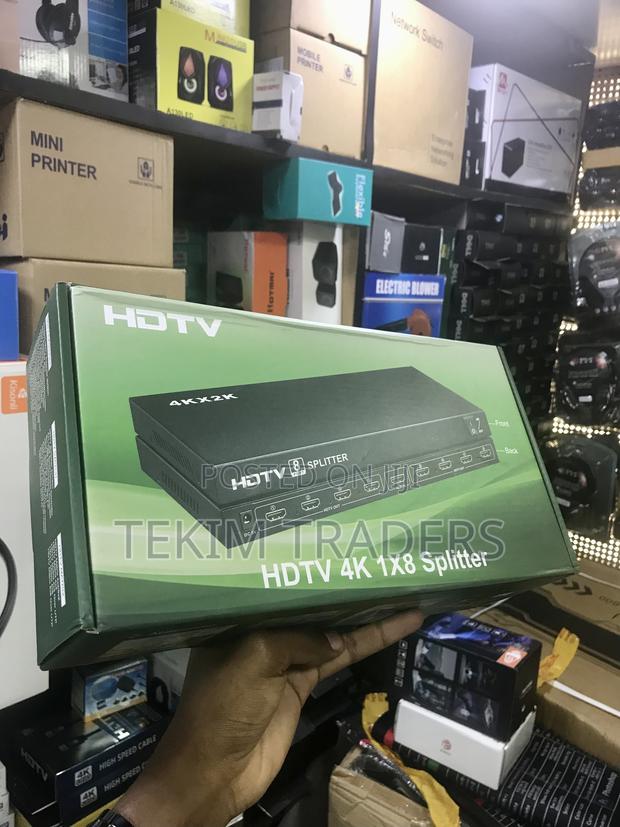 8-Port Hdmi Splitter 18gbps With Edid for Multi-Display