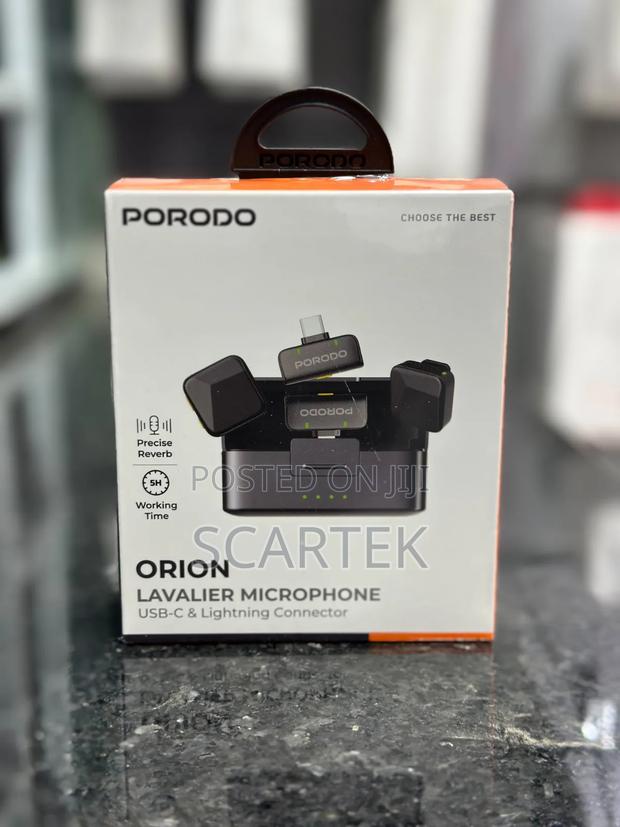Porodo Orion Lavalier Microphone
With Type C and Lightning Connector