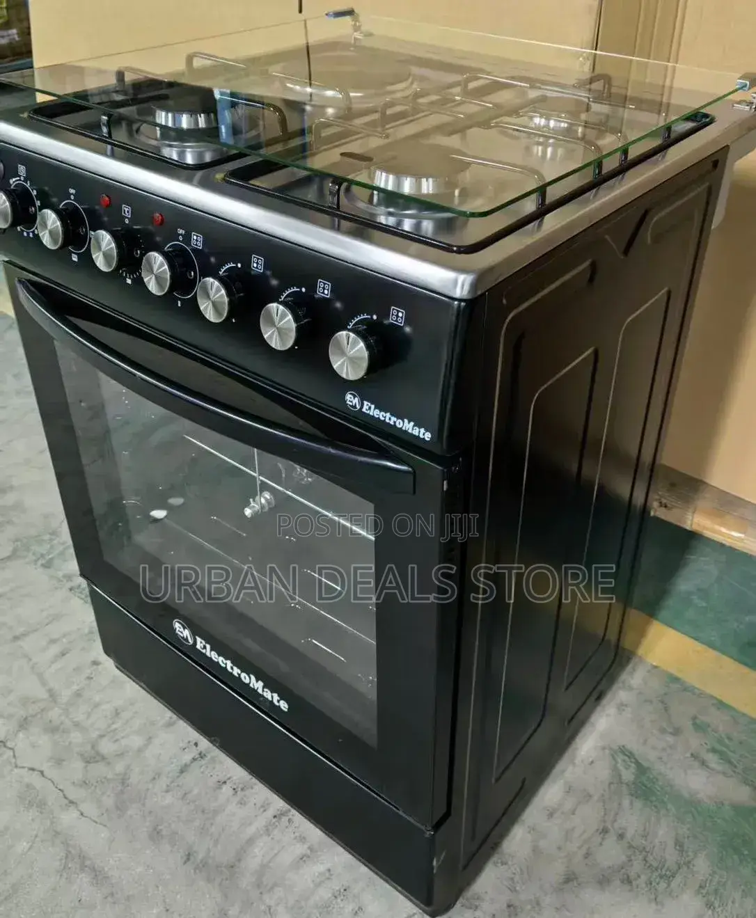 60*60 Electromate 3+1 Cooker With Electric Oven