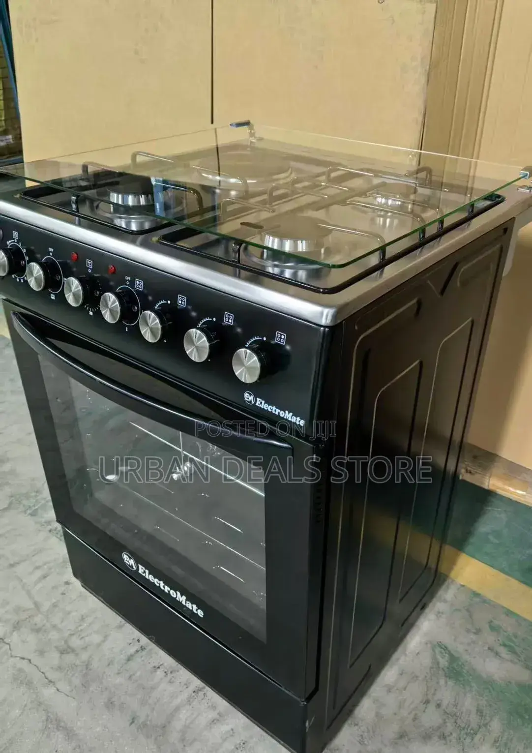 60*60 Electromate 3+1 Cooker With Electric Oven