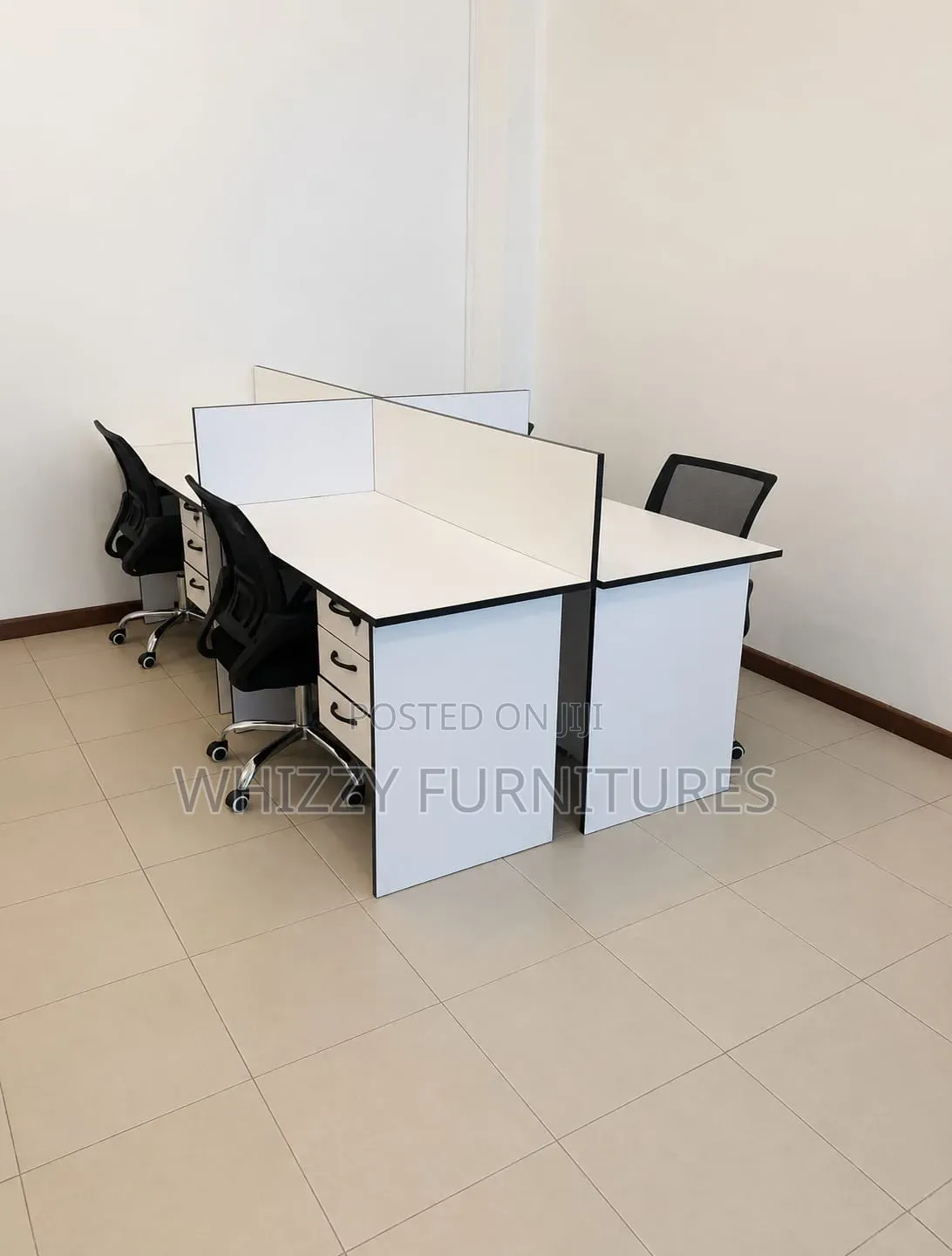 Four Station Working Desks