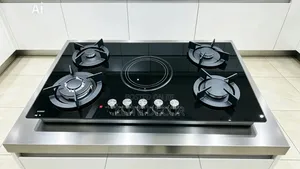 Bolesi Built In Gas Hob With Electric Infrared And Wok Burner