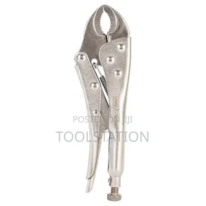 Curved Jaw Locking Pliers 7 Inch Heavy Duty Deli Tools Edl20017