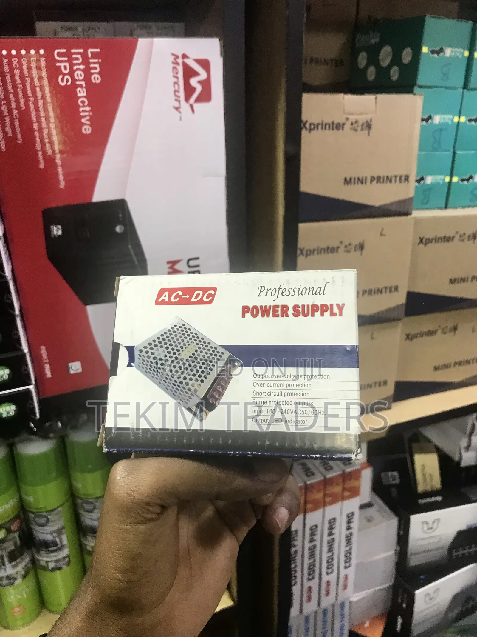 Professional 12v 20a 240w Power Supply Metal Box For Cctv/Led