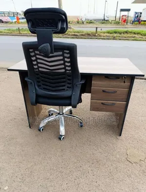 New Home/Office Desk and Ergonomic Office Chair