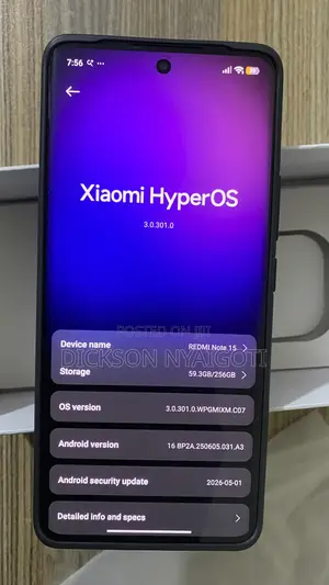 Xiaomi Redmi Note 15 256 GB Black