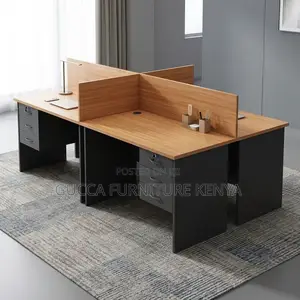 Customized 4-Way Office Workstation