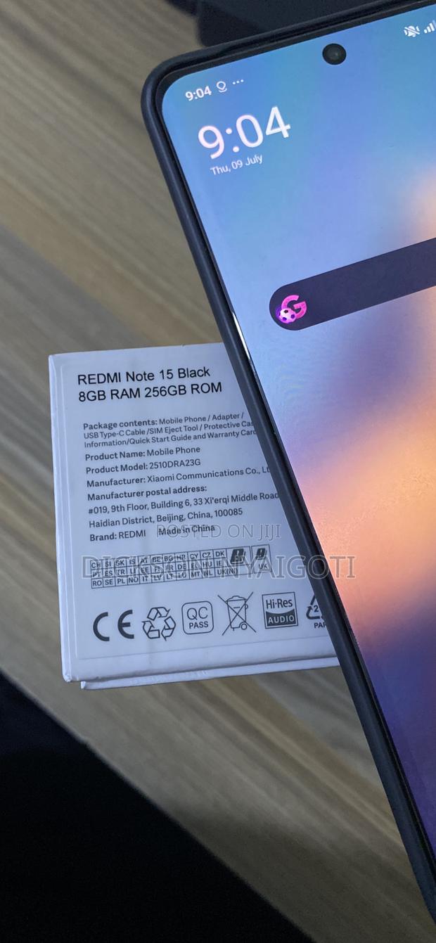 Xiaomi Redmi Note 15 256 GB Black - main view