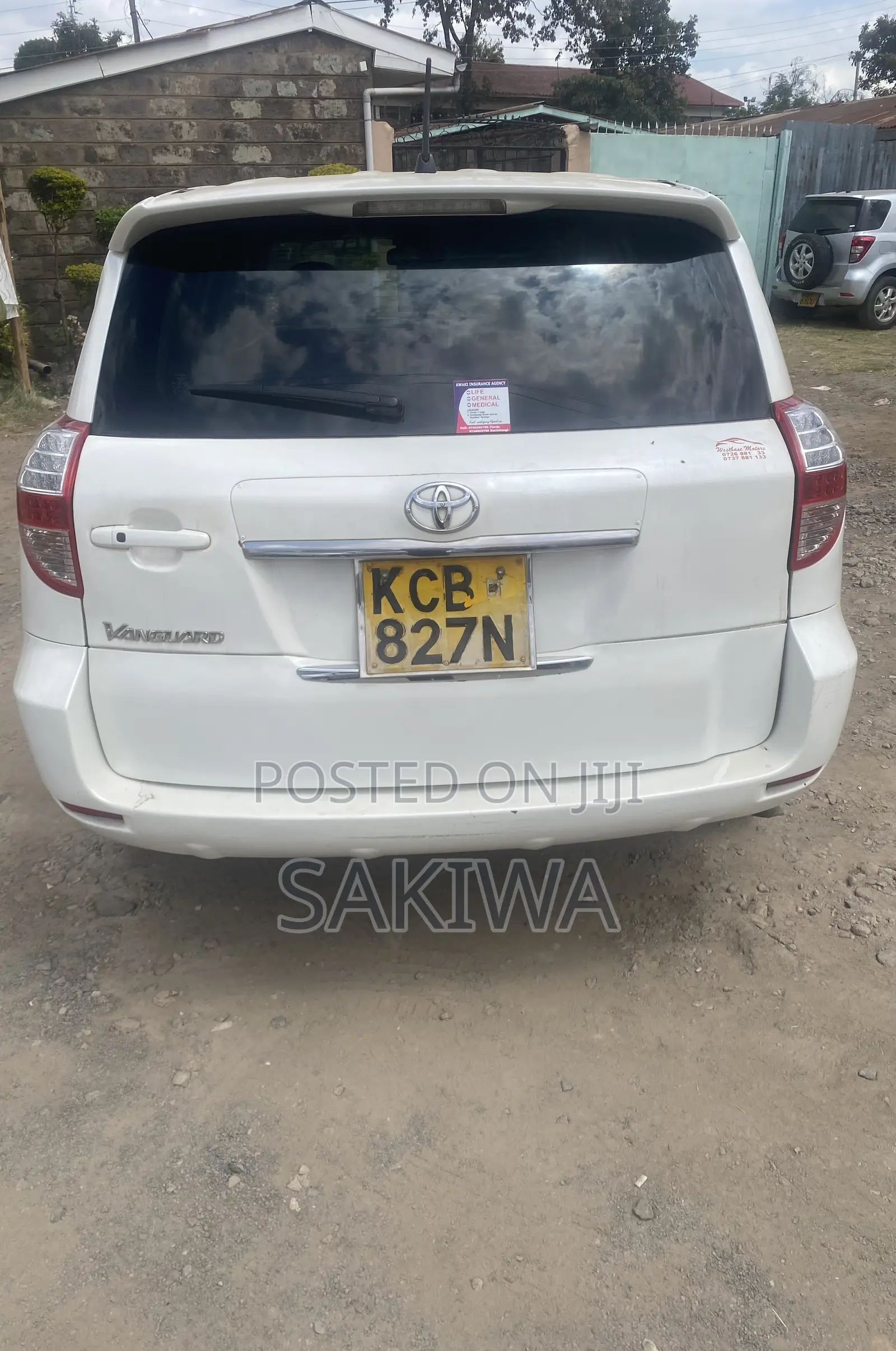 Toyota Vanguard 2009 White