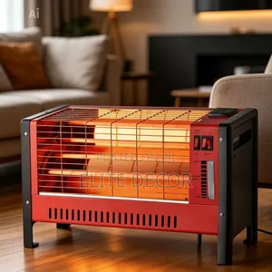 Nunix 3 Sided Quartz Room Heater With Humidifier