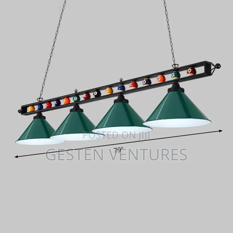 Green Billiard Pool Table Light
