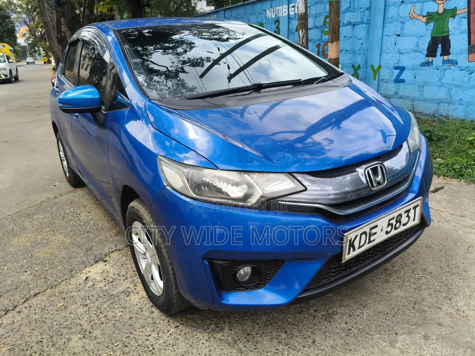 Honda Fit 2014 Blue