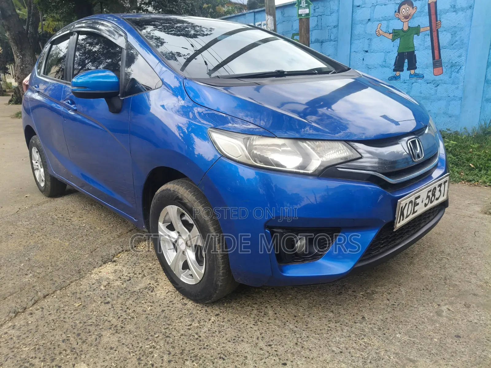 Honda Fit 2014 Blue