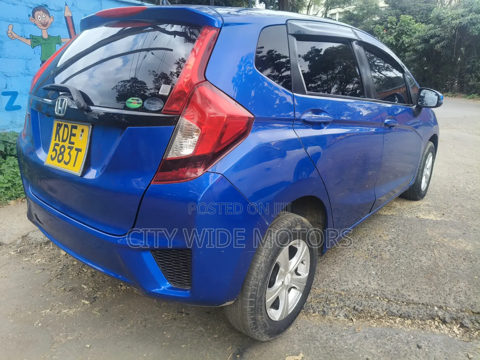 Honda Fit 2014 Blue