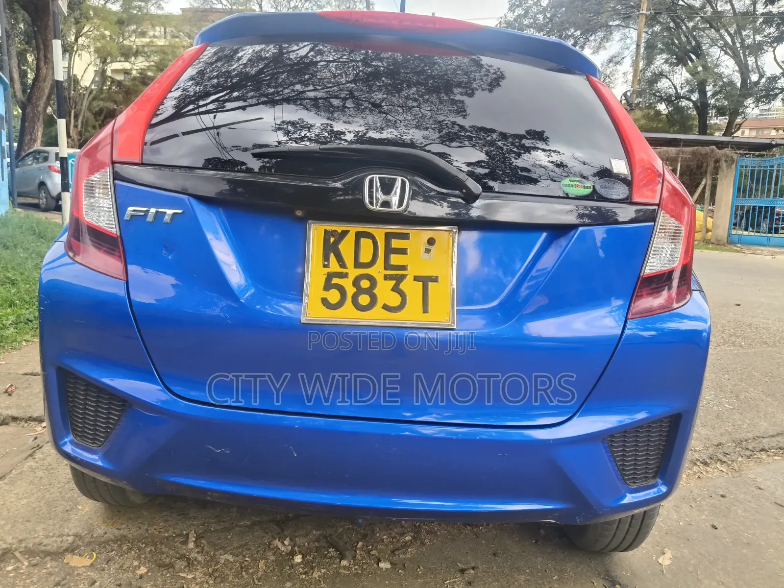 Honda Fit 2014 Blue