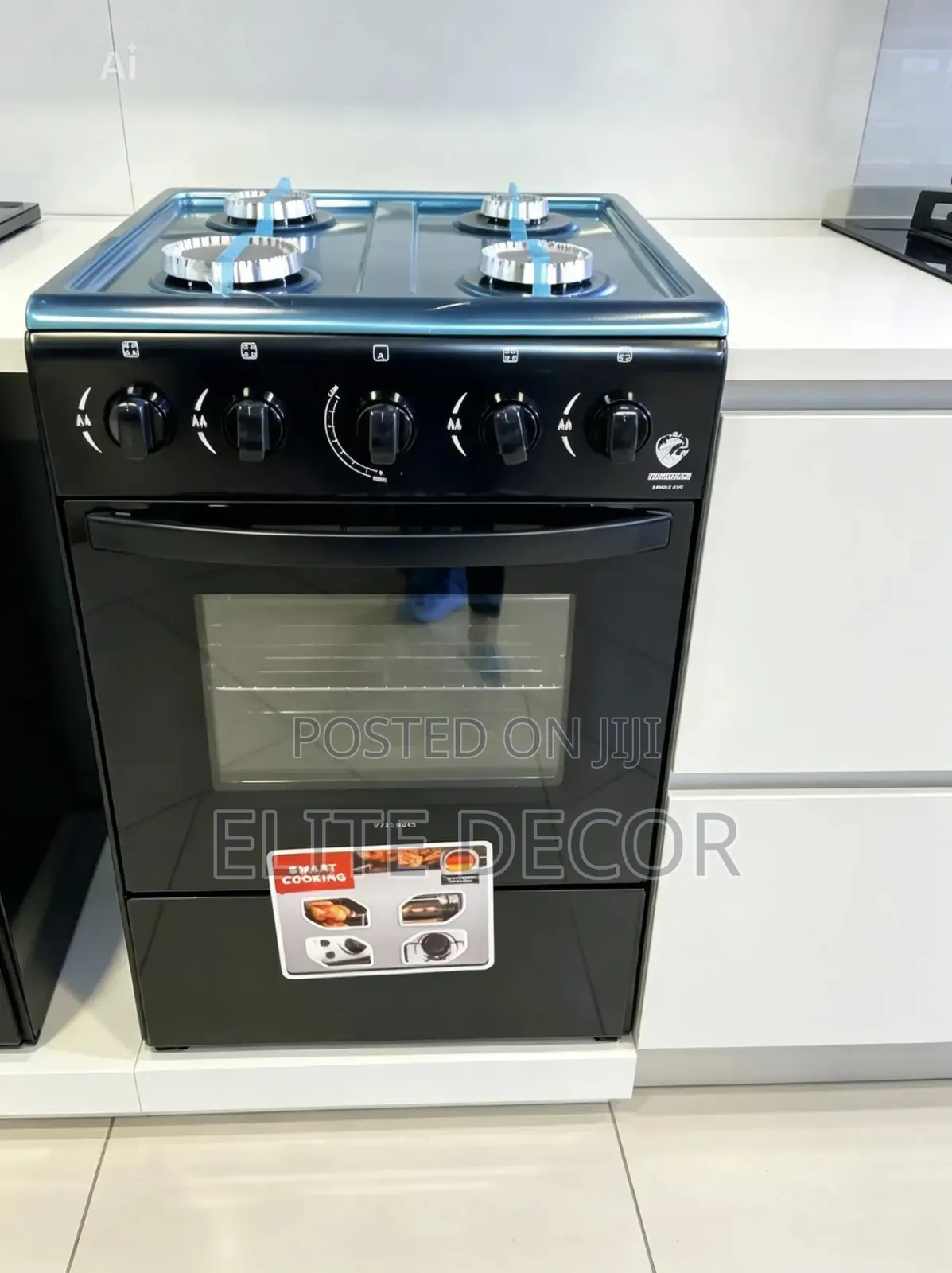 Euroken 50 By55 Standing Cooker 3+1 With Electric Oven Cooker