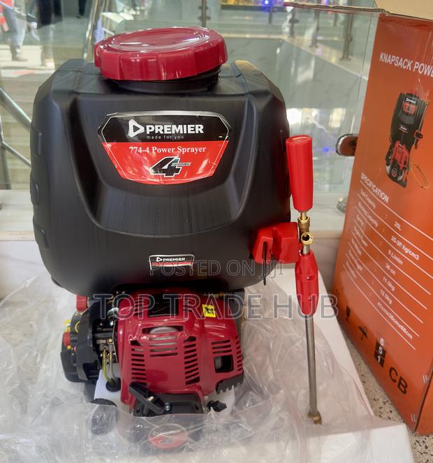 Premier Petrol Knapsack Sprayer 25l Tank 4 Stroke Engine