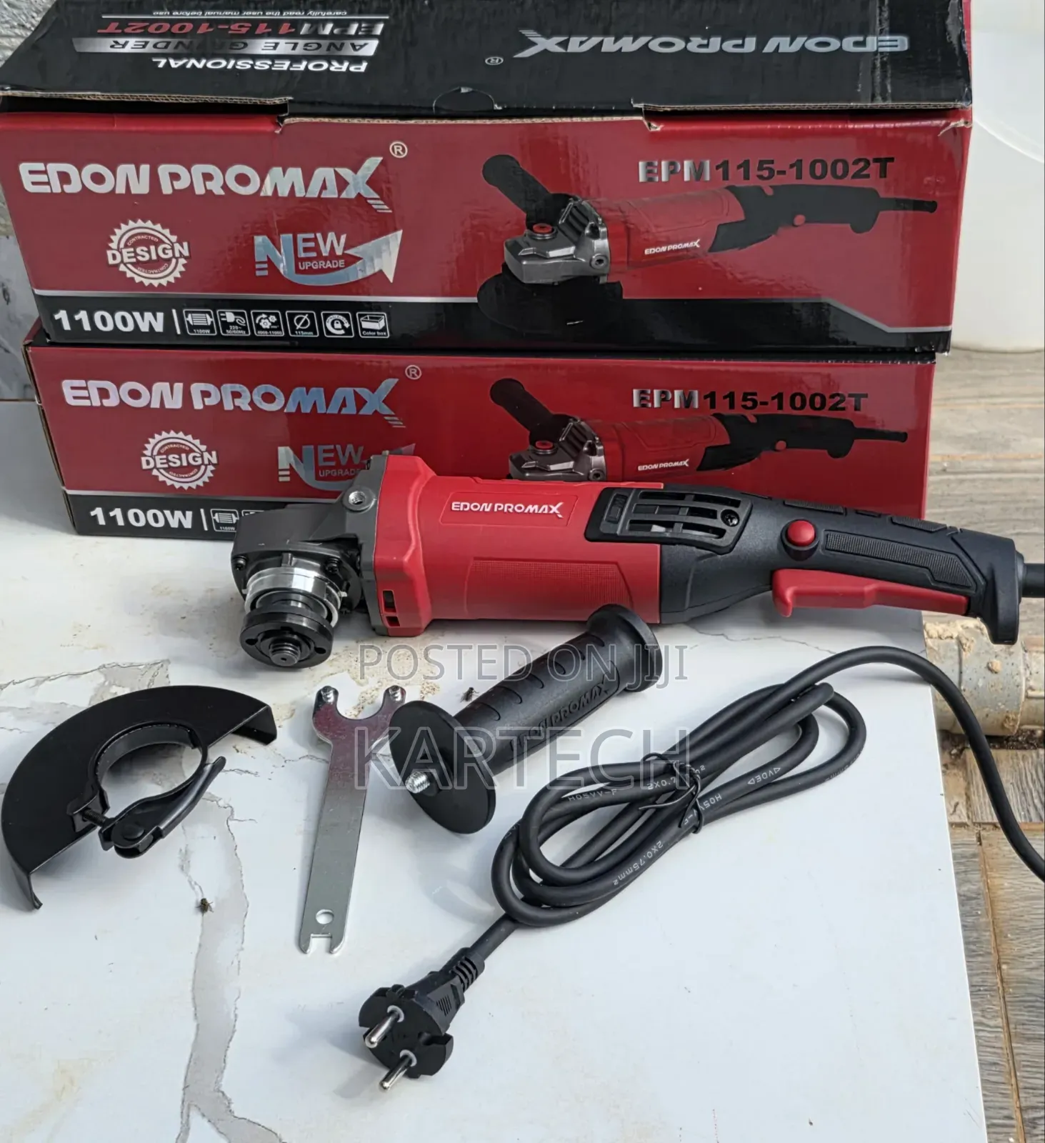 Edon Promax 4.5 Inch 115mm Electric Angle Grinder – 1100w