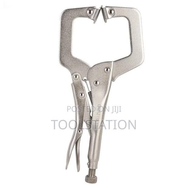 C- Clamp Locking Pliers 11 Inch Heavy Duty Deli Tools Edl20011