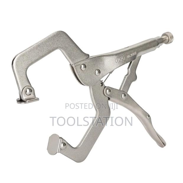 C- Clamp Locking Pliers 11 Inch Heavy Duty Deli Tools Edl20011 - thumbnail 2