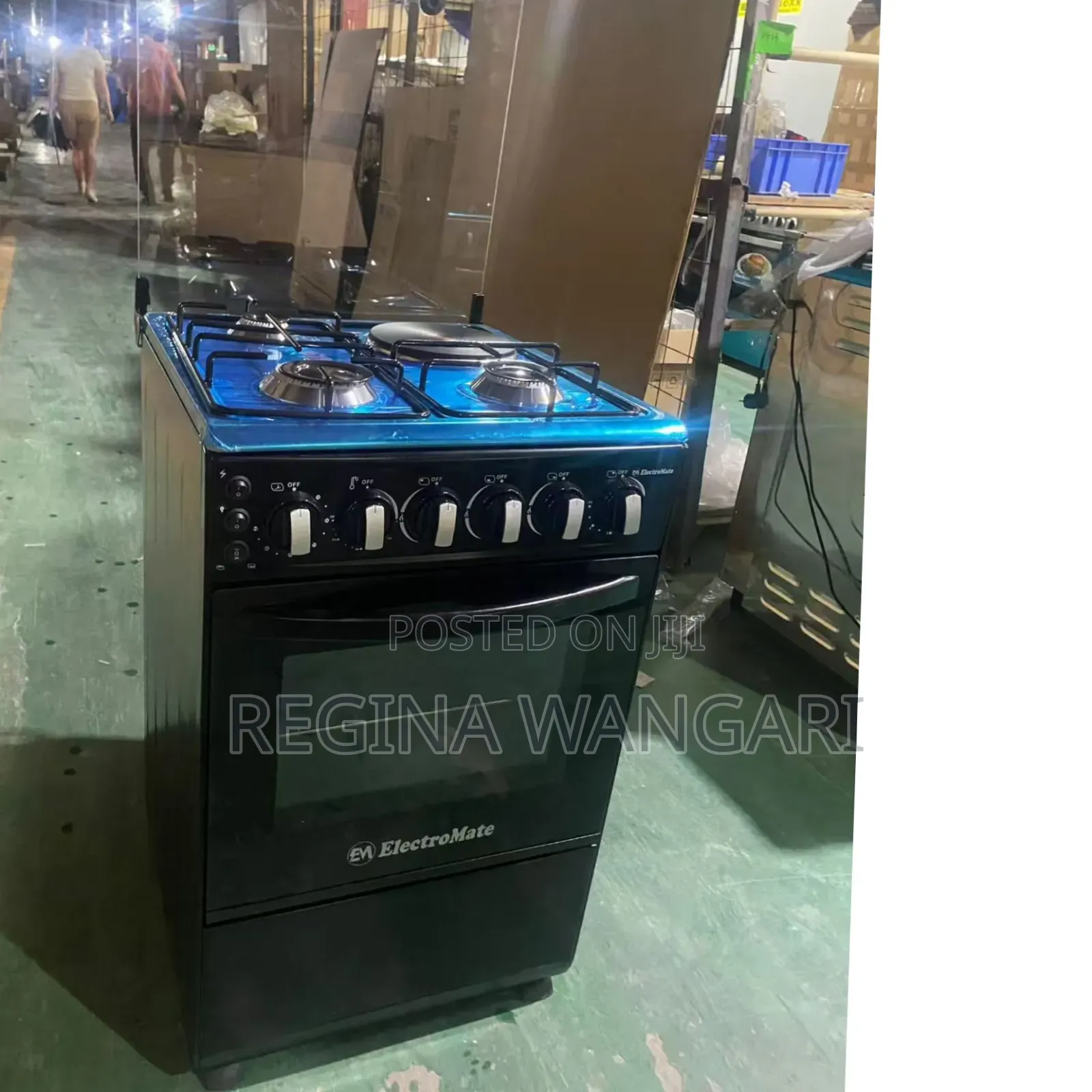 50×55 Electromate 3+1 Standing Cooker With Electric Oven Cooker