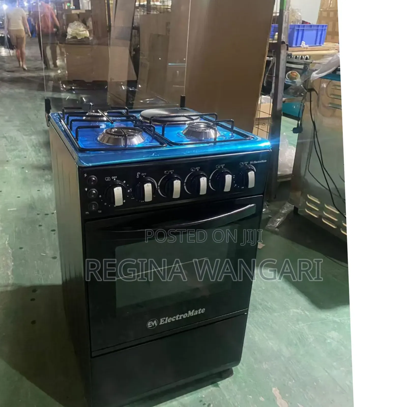 50×55 Electromate 3+1 Standing Cooker With Electric Oven Cooker